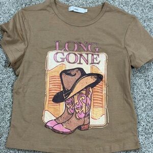 Adika Baby Tee SZ Large fits like a Medium